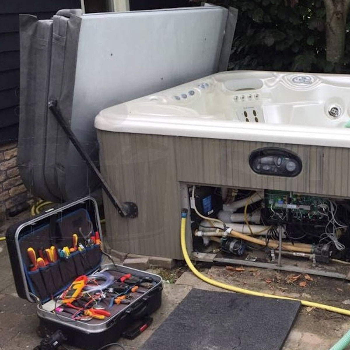 Hot Tub Service Requests Family Image