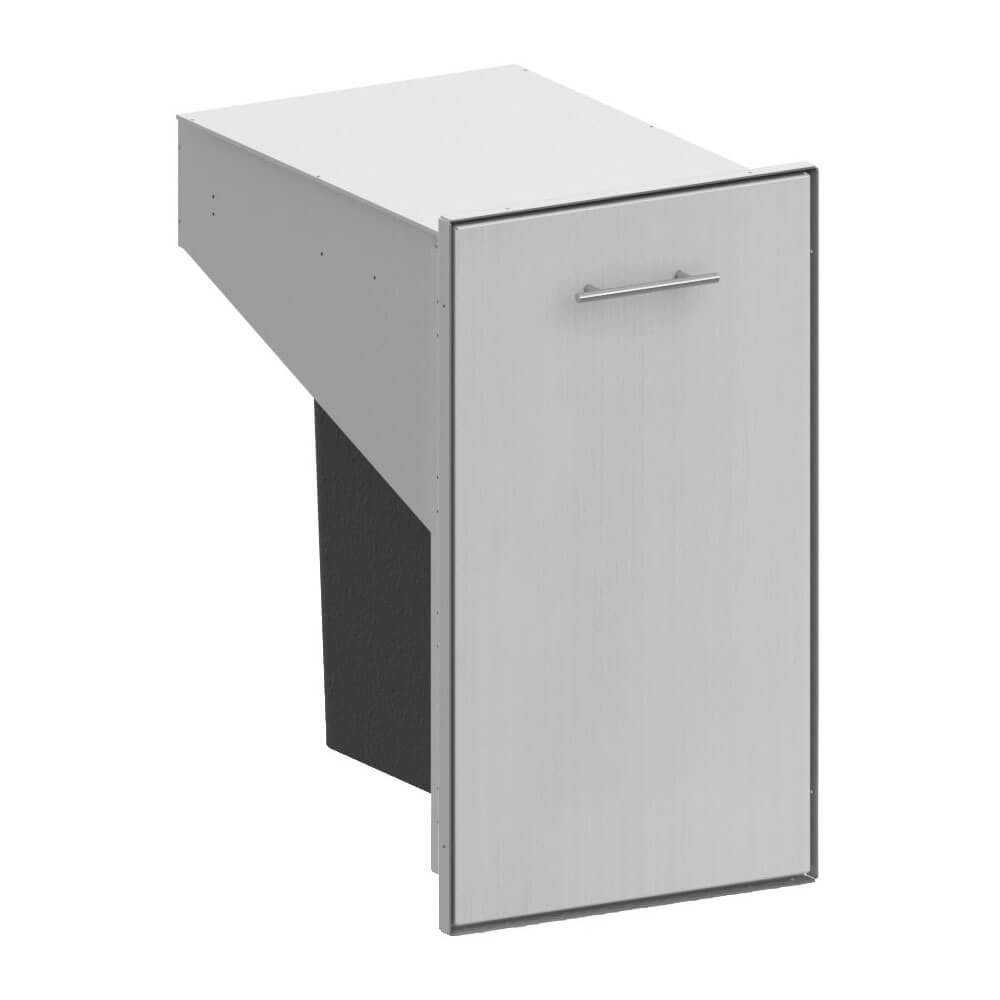 Single Dry Storage Trash Pull-out  15"w x 26"h